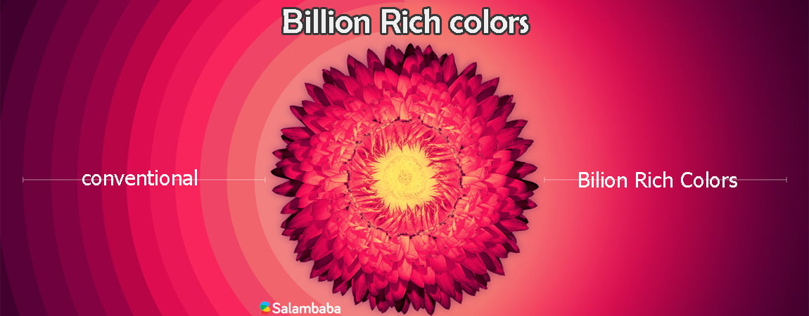 تلویزیون ال جی E9 - تکنولوژی میلیاردها رنگ غنی با Billion Rich Colours